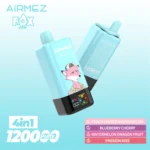 Airmez Fox 4in1 120000 zaciągnięć jednorazowy e papieros brzosk mango arbuz borówka wiśnia arbuz pitaja Passion Kiss