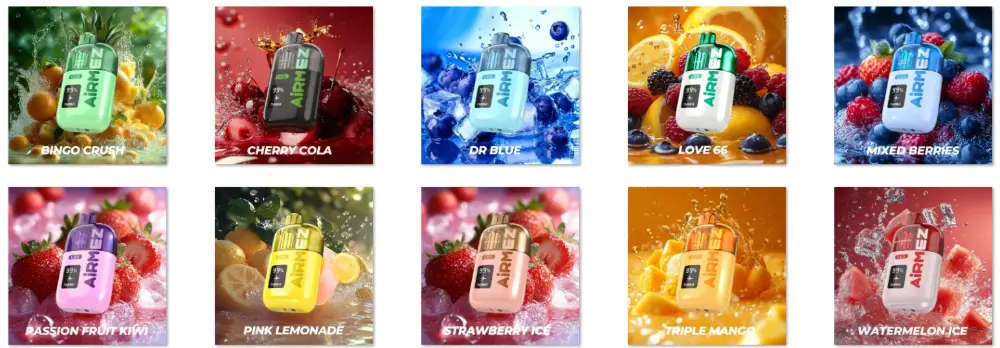 Airmez Lux 60000 zaciągnięć jednorazowy e papieros grafika produktu format poziomy grafika Airmez Lux 60000 zaciągnięć jednorazowy e papieros grafika produktu format poziomy grafika