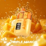 Airmez Lux 60000 zaciągnięć jednorazowy e papieros potrójne mango