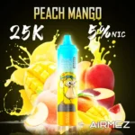 Airmez Tornado 25000 zaciągnięć jednorazowy e papieros brzoskwinia mango