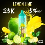 Airmez Tornado 25000 zaciągnięć jednorazowy e papieros cytryna limonka