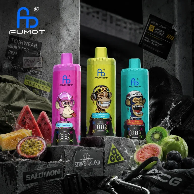 FUMOT ECO 4IN1 80000 zaciągnięć jednorazowy e papieros smaki Magic Love i świeży mentol