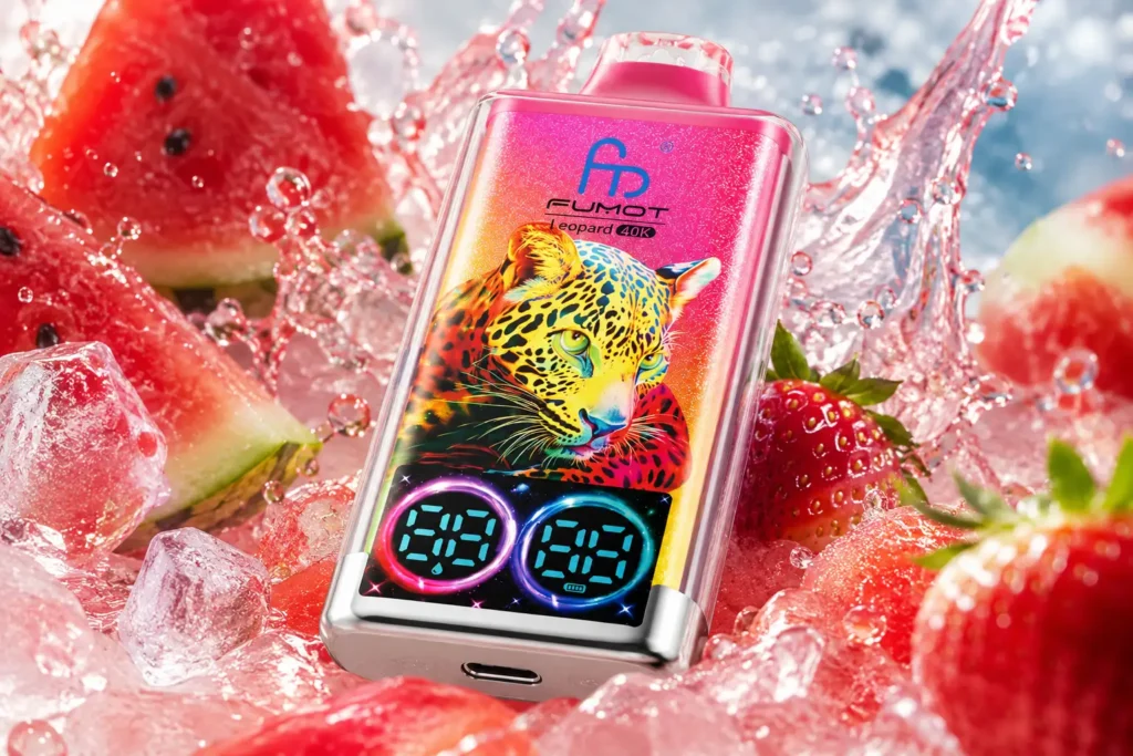 FUMOT LEOPARD 40000 zaciągnięć jednorazowy e papieros złącze USB C i wyświetlacz FUMOT LEOPARD 40000 zaciągnięć jednorazowy e papieros złącze USB C i wyświetlacz