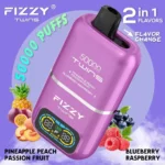 Fizzy Twins 50000 zaciągnięć jednorazowy e papieros ananas brzoskwinia marakuja i borówka malina