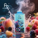 Fumot Leopard 40000 zaciągnięć jednorazowy e papieros brzoskwinia owoce leśne grafika produktu format kwadratowy widok