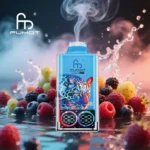 Fumot Leopard 40000 zaciągnięć jednorazowy e papieros owoce leśne grafika produktu format kwadratowy grafika