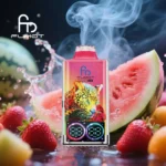 Fumot Leopard 40000 zaciągnięć jednorazowy e papieros truskawka arbuz grafika produktu format kwadratowy grafika