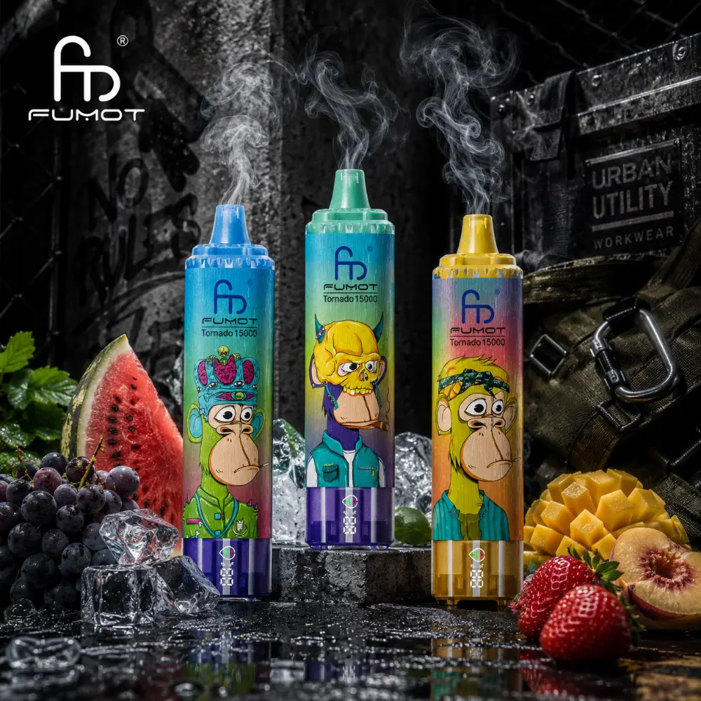 Fumot RandM Tornado 15000 zaciągnięć jednorazowy e papieros grafika produktu format kwadratowy materiał produktowy Fumot RandM Tornado 15000 zaciągnięć jednorazowy e papieros grafika produktu format kwadratowy materiał produktowy