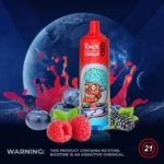 Fumot RandM Tornado 9000 zaciągnięć jednorazowy e papieros owoce leśne produkt i opakowanie format kwadratowy grafika