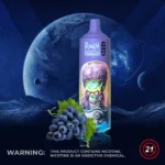Fumot RandM Tornado 9000 zaciągnięć jednorazowy e papieros winogrono produkt i opakowanie format kwadratowy grafika
