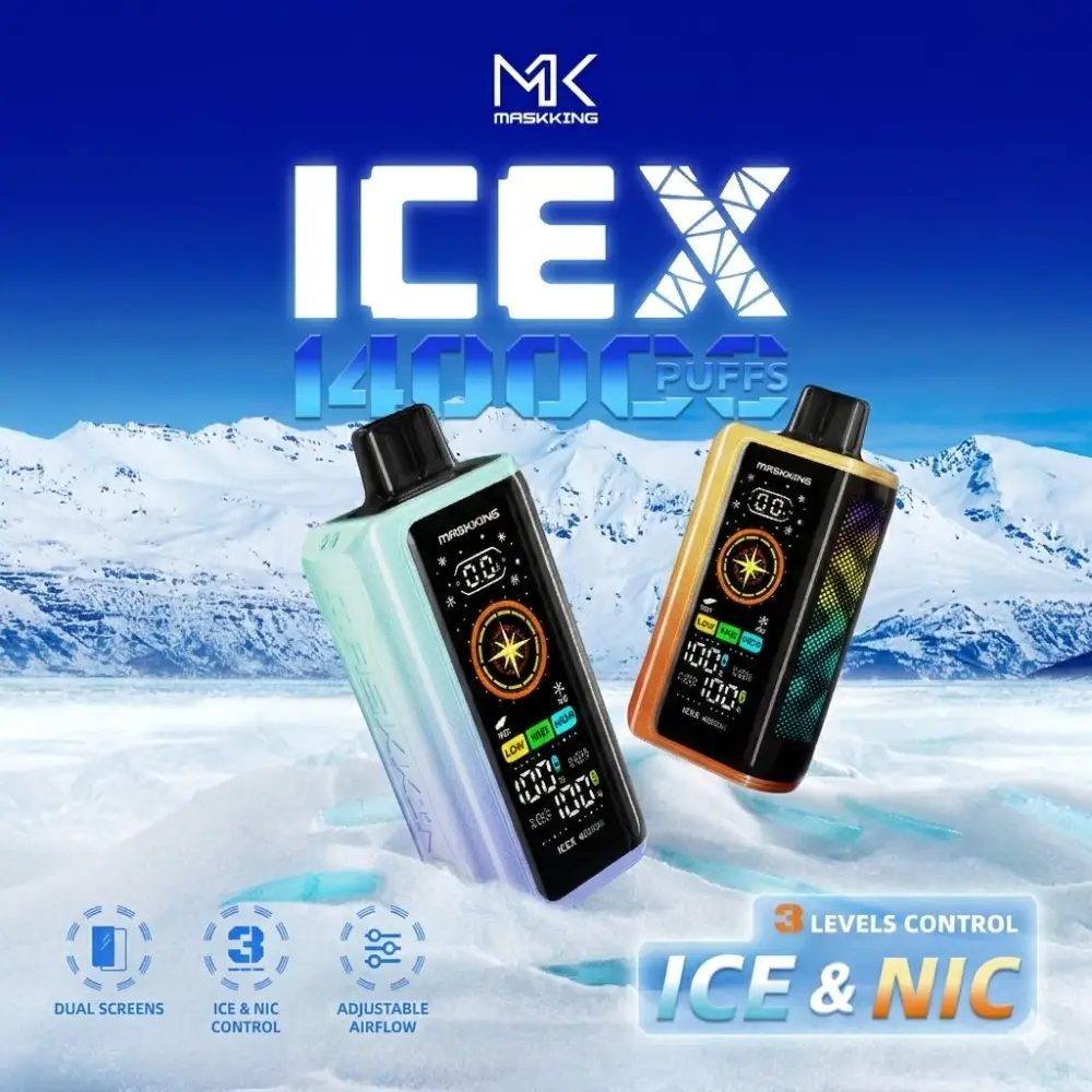 Maskking ICEX 40000 zaciągnięć jednorazowy e papieros grafika produktu format kwadratowy Maskking ICEX 40000 zaciągnięć jednorazowy e papieros grafika produktu format kwadratowy