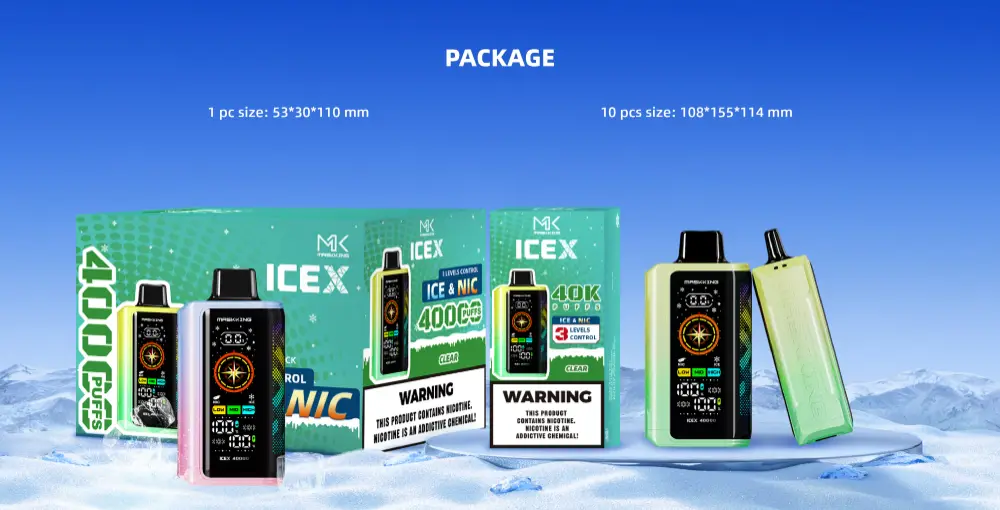 Maskking ICEX 40000 zaciągnięć jednorazowy e papieros grafika produktu format poziomy grafika Maskking ICEX 40000 zaciągnięć jednorazowy e papieros grafika produktu format poziomy grafika