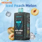 Merry Mi Blade 30000 zaciągnięć jednorazowy e papieros lód brzoskwinia melon
