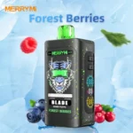 Merry Mi Blade 30000 zaciągnięć jednorazowy e papieros owoce leśne produkt bez tła format kwadratowy