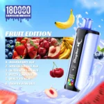 Stag Bar 6in1 180000 zaciągnięć jednorazowy e papieros kolekcja smaków format kwadratowy plansza