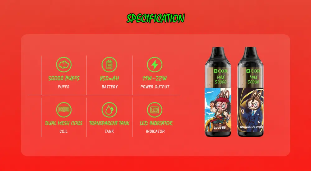 XCOR Max 50K Puffs Labubu Edition 8 XCOR Max 50K Puffs Labubu Edition 8